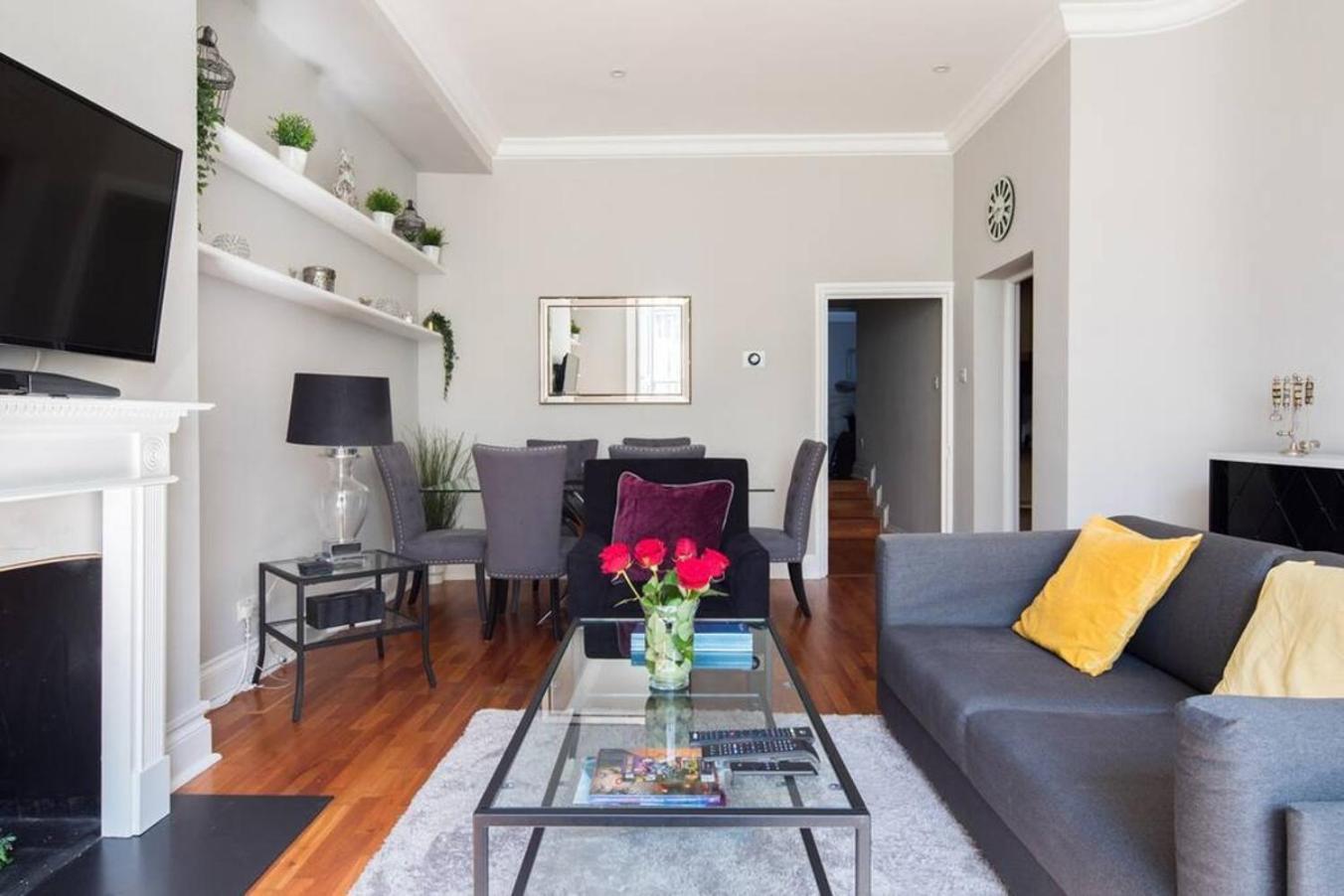 Appartamento Steps From Hyde Park 2Br 2Bath Sleeps 6 Londra Esterno foto